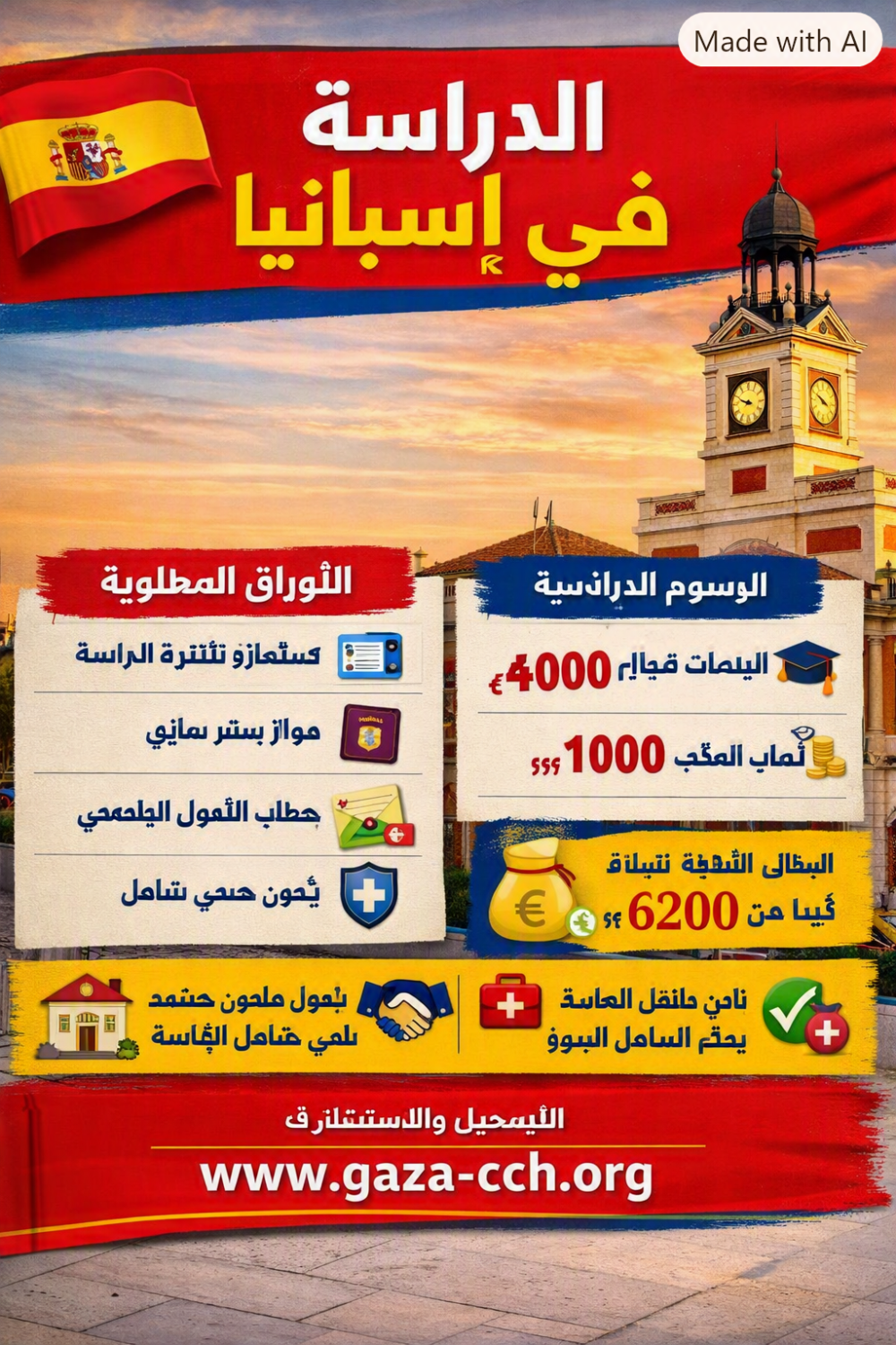 🇪🇸 ابدأ دراستك في إسبانيا الآن!